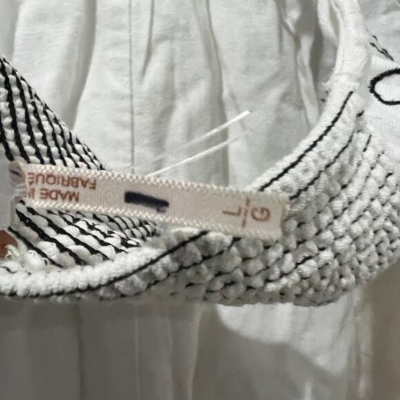 Free People Women's Lotus Set Top & Skirt White\Black Size L NWT - Picture 5 of 7